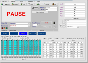 Screenshot of the AVTE-3000 in action