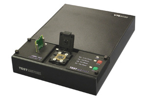 VTE-3100 with MMC 4.3 multi-socket test adapter supporting all e.MMC BGA type